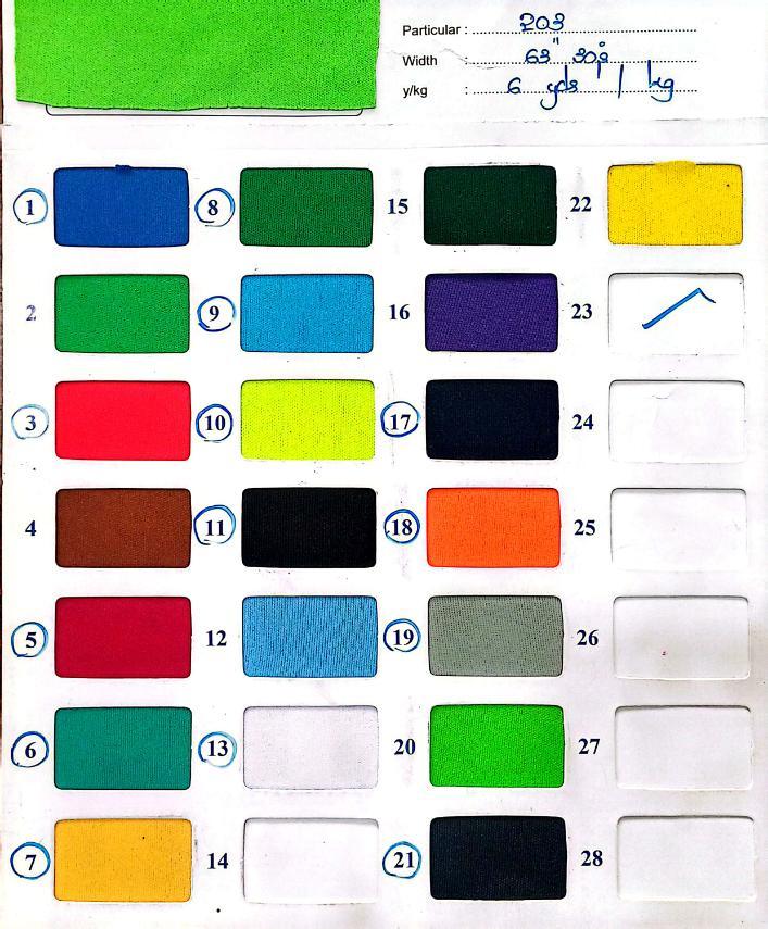T-shirt color image